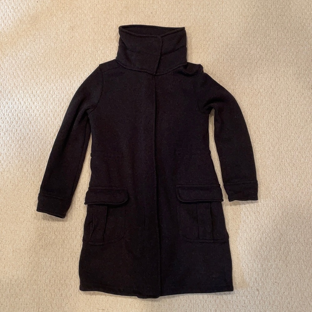 Patagonia sweater trench coat XS